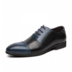 Uued &Auml;riformaalsed Nahast Kingad Meeste Mood Vabaaja T&ouml;&ouml;kingad Klassikalised Itaalia Formaalsetes Oxfordi Kingad Meestele Zapatos Hombre 38 sinine