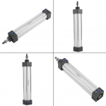 32 mm avaga 200 mm k&auml;iguga keermestatud kolvivarras pneumaatiline &otilde;husilinder kahekordse toimega