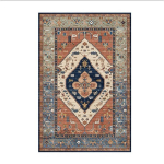 P&auml;rsia vaip Retro Etniline stiil Elutoavaip T&auml;ielikult kattev vaip Diivani kohvilaua vaip 80 * 120cm arbuusipunane v&auml;rv