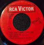 7-tolline plaat EDDY ARNOLD - Nad ei armasta nagu varem 479667 RCA Victor 1968 Kanada Folk Kasutatud