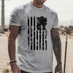 Meeste iseseisvusp&auml;eva T-s&auml;rgid, meeste USA lipuga graafilised T-s&auml;rgid l&uuml;hikeste varrukatega Ameerika isamaaline vintage T-s&auml;rk XXXL