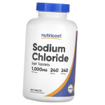 Naatriumkloriid, Sodium Chloride 1000, Nutricost 240 tabletti (36647019) 240tab