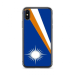 Coque T&eacute;lephone Drapeau &Icirc;les Marshall &ndash; iPhone X