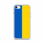 Coque pour iPhone - PIXELFORMA - iPhone 6S - Drapeau de l'Ukraine - Silikoonist supp - Design l&eacute;ger