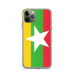 Coque T&eacute;lephone Drapeau Birmanie &ndash; iPhone 11 Pro