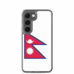 Coque T&eacute;l&eacute;phone Drapeau du N&eacute;pal Samsung Galaxy S10