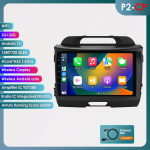 Ossuret 8G+128G AI H&auml;&auml;l 2 Din Android Auto Raadio KIA Sportage 3 2010-2016 2015 jaoks Carplay Auto Multimeedia GPS 2din Intelligentne Autoradio SWC BT RDS P2CP 4Core 2G 32G