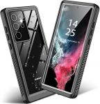 UUS IP68 veekindel &uuml;mbris Samsung Galaxy S24 Plus'ile, S24 Ultra &uuml;mbris Veekindel tolmukindel ujumiskindel veealused kaaned S24 jaoks for S24 must