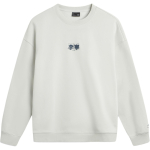 Li Ning Spordielustiili seeria Lahtine &uuml;mmarguse kaelusega logoga paaripuseroi Unisex puseroi AWDVC83-1 L white