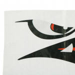 2 tk Haikala Hambad Vin&uuml;&uuml;lkleebised Kummipaadile, Kajakile, Kanuule