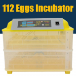 112 muna digitaalne automaatne inkubaator-hautur automaatse inkubatsioonitemperatuuri reguleerimisega kana lindude hautamismasin USA/EL pistik 100W