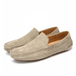 Suede nahast meeste mokassiinid Luksuslikud 2024 Vabaaja kingad meestele Paadikingad K&auml;sit&ouml;&ouml;na valmistatud meeste slip-on S&otilde;idukingad Meeste mokassiinid Zapatos 38 khaki