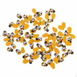 Pack of 200 Painted Wooden s Flatback Embellishment for crafts Decor