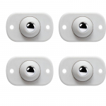 4 tk M&ouml;&ouml;bli Rattaid Roostevabast Terasest Rull Isekleepuv Rullik Kodu 360 Kraadi Kandev P&ouml;&ouml;rlev Universaalne Ratas