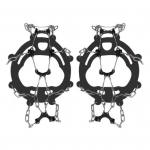 1 paar jalan&otilde;usid, 8/10 roostevabast terasest hammasketiga, libisemiskindlad jalatsid, naelad, lumi j&auml;&auml;klambrid, &otilde;ues k&auml;imine, ronimine matkasaapad, haaratsid, kate A