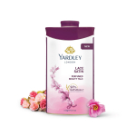 Yardley London Lace Satin Parf&uuml;meeritud Talk 100g Pehme L&otilde;hnav Luksuslik Kehapuuder Igap&auml;evaseks Nahahoolduseks