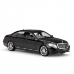Welly 1/24 Mercedes-Benz S-klass S500 Sulamist Autopilt Die-cast Metallist M&auml;nguasjad S&otilde;idukid Autopilt K&otilde;rge Simulatsiooniga Kogumisobjekt Laste Kingitused must