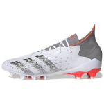 Adidas Predator Freak.1 AG Demonskin - Valge P&auml;ikesepunane Meeste Tossud Pilvevalge Raudmetallik FY6254 40