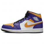 Air Jordan 1 Mid Lakers Meeste Tossud Lilla Tume-Concord Takso DQ8426-517 44