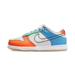 Dunk Low PS Nike 101 Laste tossud Mitmev&auml;rvilised Valge Ohutusoranž DX3364-100 32