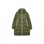 Nike logotr&uuml;kiga keskmise pikkusega kapuutsiga sulejope meestele &Uuml;ler&otilde;ivad Armee-roheline DD6789-326 M