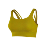 Nike Dri-Fit Alate &Uuml;hev&auml;rviline Keskmise Toega Spordirinnahoidja Naistele Aluspesu Kollane DO6620-390 S