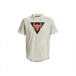 Under Armour Pulli Prindiga Kapuutsiga L&uuml;hikeste Varrukatega T-s&auml;rk Meeste Topid Valge 1378019-130 L