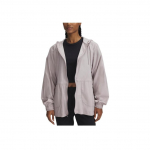 Under Armour Naiste treeningseeria UA Cinch Dry Kerge kapuutsiga vastupidav moekas jakk Naiste jakk Koiduhall Roosa 1389502-009 M