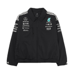 Adidas X Mercedes-AMG Koost&ouml;&ouml; Mercedes-AMG SS25 Petronas F1 Meeskond Mugav Triibuline L&otilde;tv Luku-Jakk Meeste Jakk Must JX0748 M black