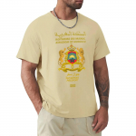 2024 Mood Maroko Kuningriik T-s&auml;rk Standardne Unisex O-kaelusega 100% puuvillast T-s&auml;rk XL