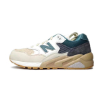 New Balance NB 580 Paeladega Tugevdatud Madalad Vabaajajalatsid Unisex tossud Beež Valge Tumehall MT580EEA 38.5