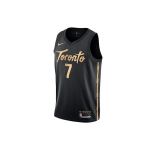 Nike Retro Korvpallis&auml;rk F&auml;nniv&auml;ljaanne, Toronto Raptors #7 Lowry Meeste S&auml;rk Must AV4674-011 M