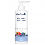 WishCare 10% AHA + 1% BHA Keelotion 200ml Meestele ja Naistele Silendab Karedat Kuiva Nahka