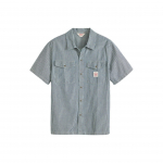 Levis Loose Fit Lihtne N&ouml;&ouml;bitav T&ouml;&ouml;riietus Denim L&uuml;hikeste Varrukatega S&auml;rk Meeste s&auml;rgid 003O1-0004 L