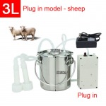 3L/5L l&uuml;psimasin, automaatne elektriline ja pulseeriv l&uuml;psimasin lehmadele, kitsedele lammastele, vaakumpump roostevabast terasest l&uuml;psikopp