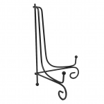1 pcs 4  12 Iron Easel Classic Display Stand Bowl Plate Photo Frame Book Artwor Black 8 inches