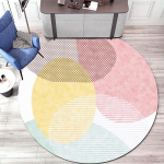 Moodsad Kerged Luksuslikud &Uuml;mmargused Vaibad Ruumi Kaunistus Teismeliste Vaibad Elutoa Vaip Kodu Kaunistus Tooli Alus Laste Magamistoa Vaip Diameter 80cm