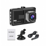 Auto armatuurkaamera kahe kaameraga Full HD videosalvesti S&otilde;iduki s&otilde;idusalvesti 170&deg; lainurk G-sensori &ouml;ise n&auml;gemise silmuse salvestus Single lens