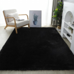 Tugevad kohevad vaibad elutuppa Pehme samet pikk karv karvane vaip magamistuppa Roosa lilla suur suurus Laste toa pl&uuml;&uuml;svaip 50x80cm