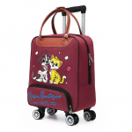 Universaalne ratastega kott-k&auml;ru: Suure Mahutavusega, Kerge, Korea Stiilis K&auml;ekott Meestele ja Naistele Small 4-Wheel