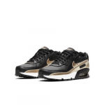 Nike Air Max 90 LTR GS Must Metallik Kuldne T&auml;ht CD6864-008 EU 36 must
