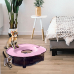 Kasside tualetitreening Kaasaskantav Korduvkasutatav Liivakast Hooldus Esmaklassilised Tarvikud Pink gray
