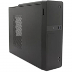 CoolBox T310 - Micro ATX Slim arvutikorpusega BASIC500-GRS toiteallikaga. USB-C, USB 3.0 ja esipaneeli SD-kaardilugeja, toetab