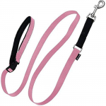 Ceinture de s&eacute;curit&eacute; pour animaux - GLORIA - R&eacute;glable - Nylon r&eacute;sistant - Pour chiens moyens et grands roosa