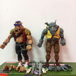 2 tk/komplekt NECA Shredder Michelangelo Foot Solder Donatello Krang Kuju Bebop Rocksteady Kilpkonna Kuju Tegevuskuju M&auml;nguasi
