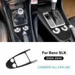 Mercedes Benz SLK R171 2004 2005 2006 2007 2008 2009 2010 Autole Keskjuhtimine K&auml;igukangi Ehtne Pehme S&uuml;sinikkiust Kaunistuskleebis Black LHD RHD
