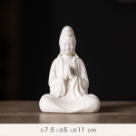 Bodhisattva Guanyin Buddha kuju kaunistus keraamika portselan tagasivooluga viirukip&otilde;leti Buddha KODU p&uuml;hakoda altar FENG SHUI kuju