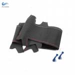 Suede Leather red blue line Car Accessories Interior Steering Wheel Cover Sticker Trim For BMW F45 F46 X1 F48 X2 F39 2018