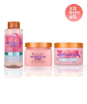 Tree Hut kehakoorija + vahutav geelpesuvahend + vahuline kehav&otilde;i 3-osaline komplekt Valige 1 Moroccan Rose [BEST] 3-piece set