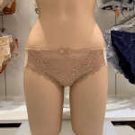 Barbara Flower Lace Hem Panty Abp4241b Sk Bk blacks/105